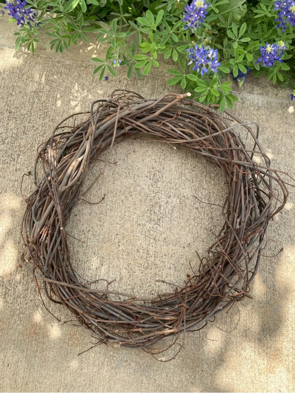 16” Grapevine Wreath Base - Rustic Home Holiday Decor For DIY Crafting